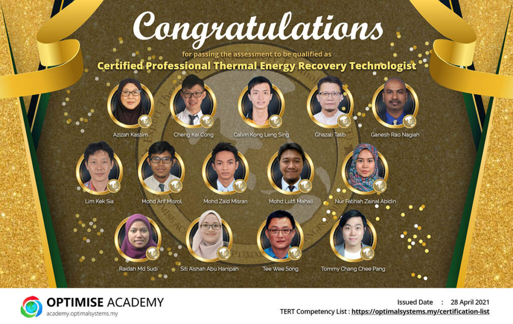 Meet Malaysia’s First Batch of Certified Thermal Energy Recovery Technologist (CP-TERT) 15