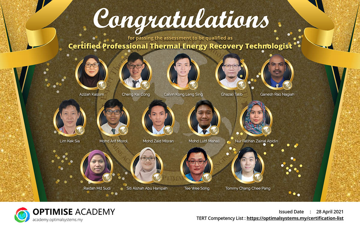Meet Malaysia’s First Batch of Certified Thermal Energy Recovery Technologist (CP-TERT) 14
