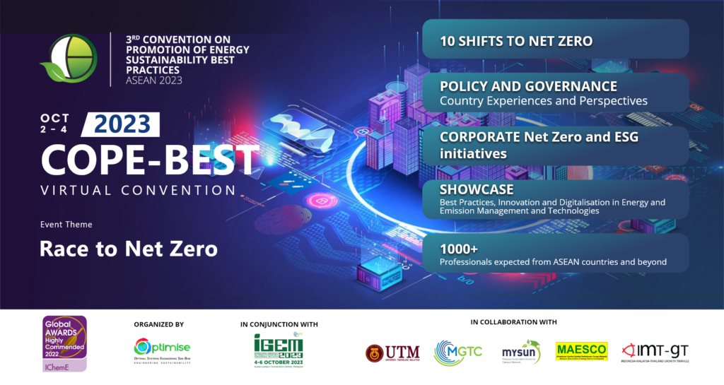 Embedding ESG@ ENERGISE Webinar, Race to Net Zero @COPE-BEST 2023 3