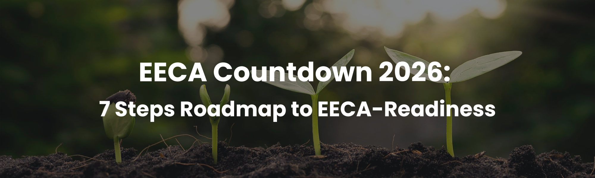 EECA Countdown 2026: 7 Steps Roadmap to EECA-Readiness 3 EECA Countdown 2026: 7 Steps Roadmap to EECA-Readiness 3
